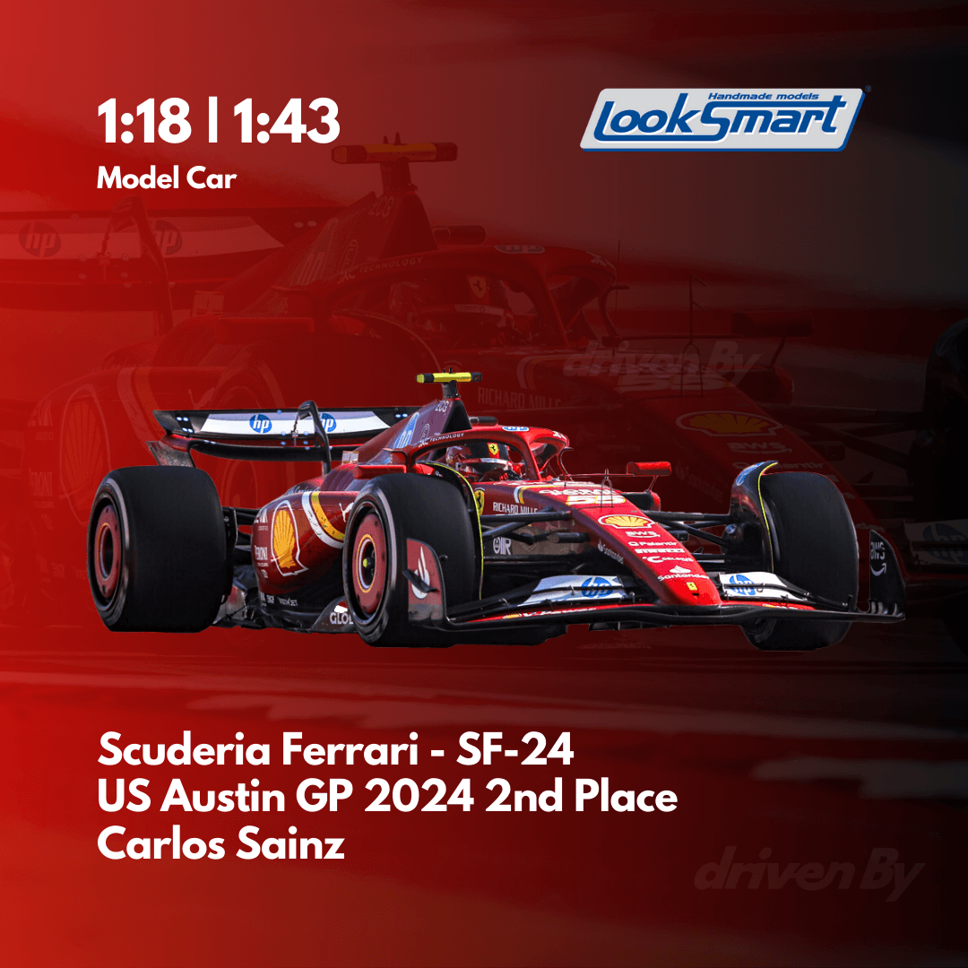Carlos Sainz - Scuderia Ferrari SF-24 US Austin GP 2024 - Looksmart F1 Model Car