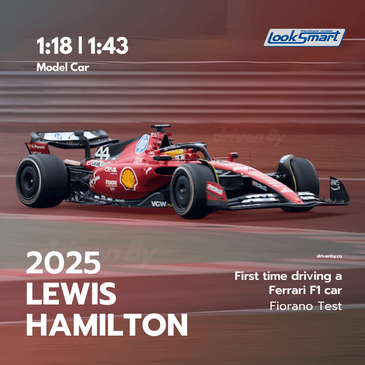 Lewis Hamilton - Scuderia Ferrari SF-23 Fiorano Test 2025  - Looksmart F1 Model Car