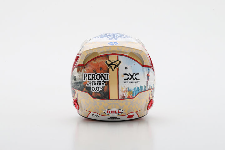 Zhou Guanyu Helmet Scuderia Ferrari F1 Season 2025 Helmet -  Looksmart 1:5 Helmet