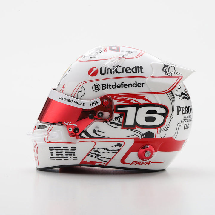 Charles Leclerc Helmet Japanese GP 2025 Special Scuderia Ferrari F1 Helmet -  Looksmart 1:5 Helmet