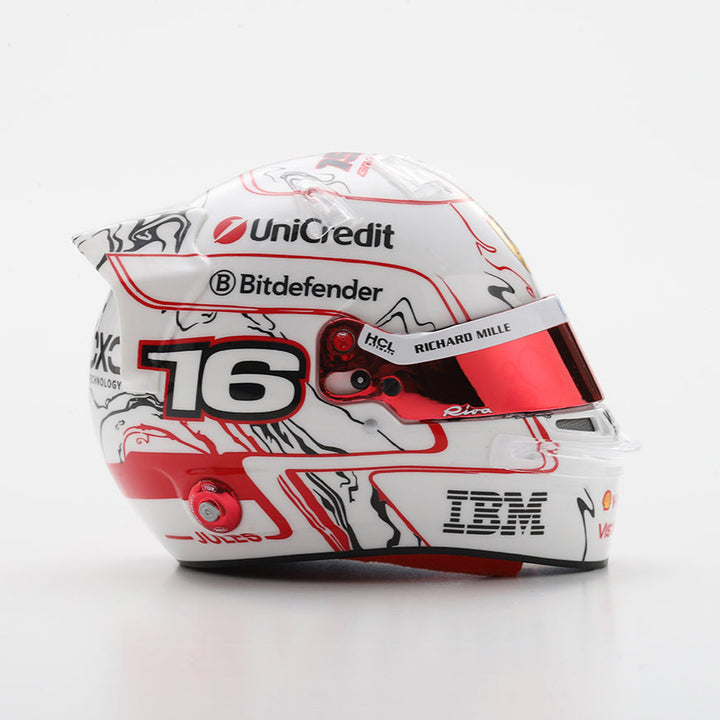 Charles Leclerc Helmet Japanese GP 2025 Special Scuderia Ferrari F1 Helmet -  Looksmart 1:5 Helmet