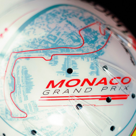Charles Leclerc - Monaco GP 2025 Home GP Special Scuderia Ferrari F1 Helmet - 1/5 Proportion Looksmart Mini Helmet