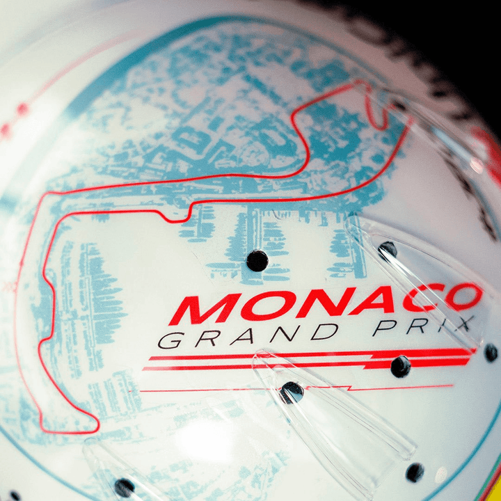 Charles Leclerc Helmet Monaco Home GP 2025 Special Scuderia Ferrari F1 Helmet - Looksmart 1:5 Helmet