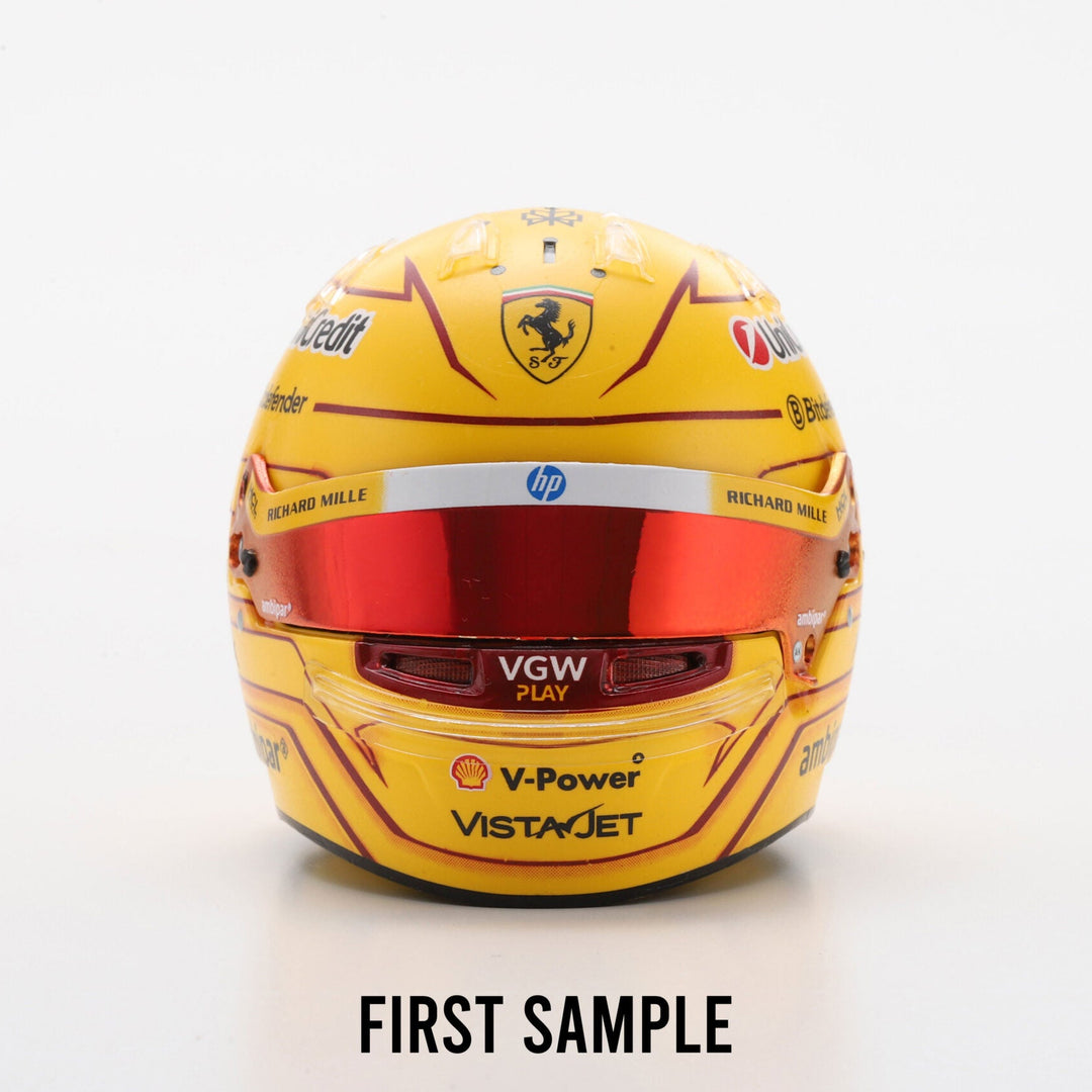 Lewis Hamilton Helmet Monaco GP 2025 Scuderia Ferrari F1 Helmet - Looksmart 1:5 Helmet