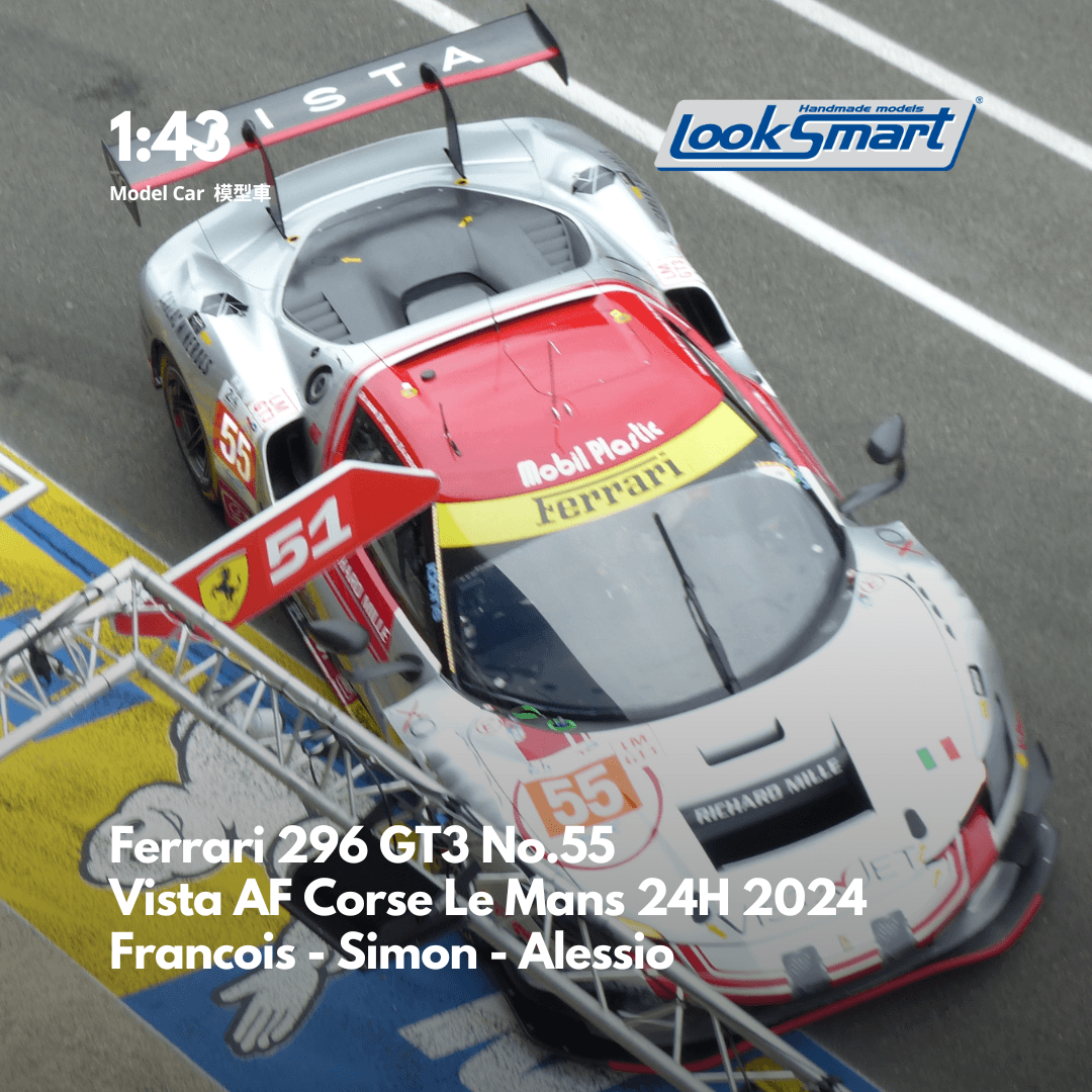 Ferrari 296 GT3 No.55 Vista AF Corse Le Mans 24H 2024 - Model Car - Looksmart