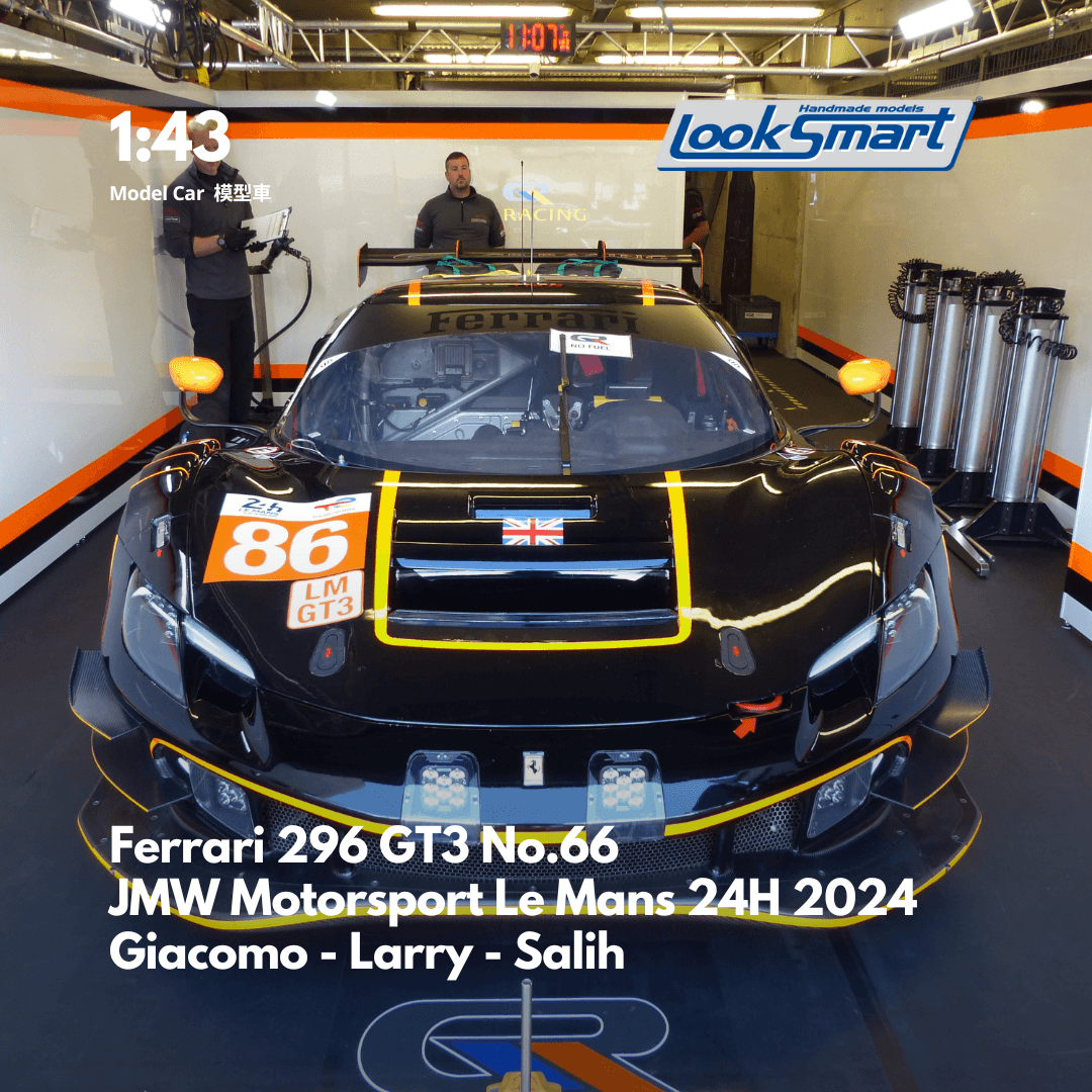 Ferrari 296 GT3 No.86 GR Racing Le Mans 24H 2024 - Model Car - Looksmart
