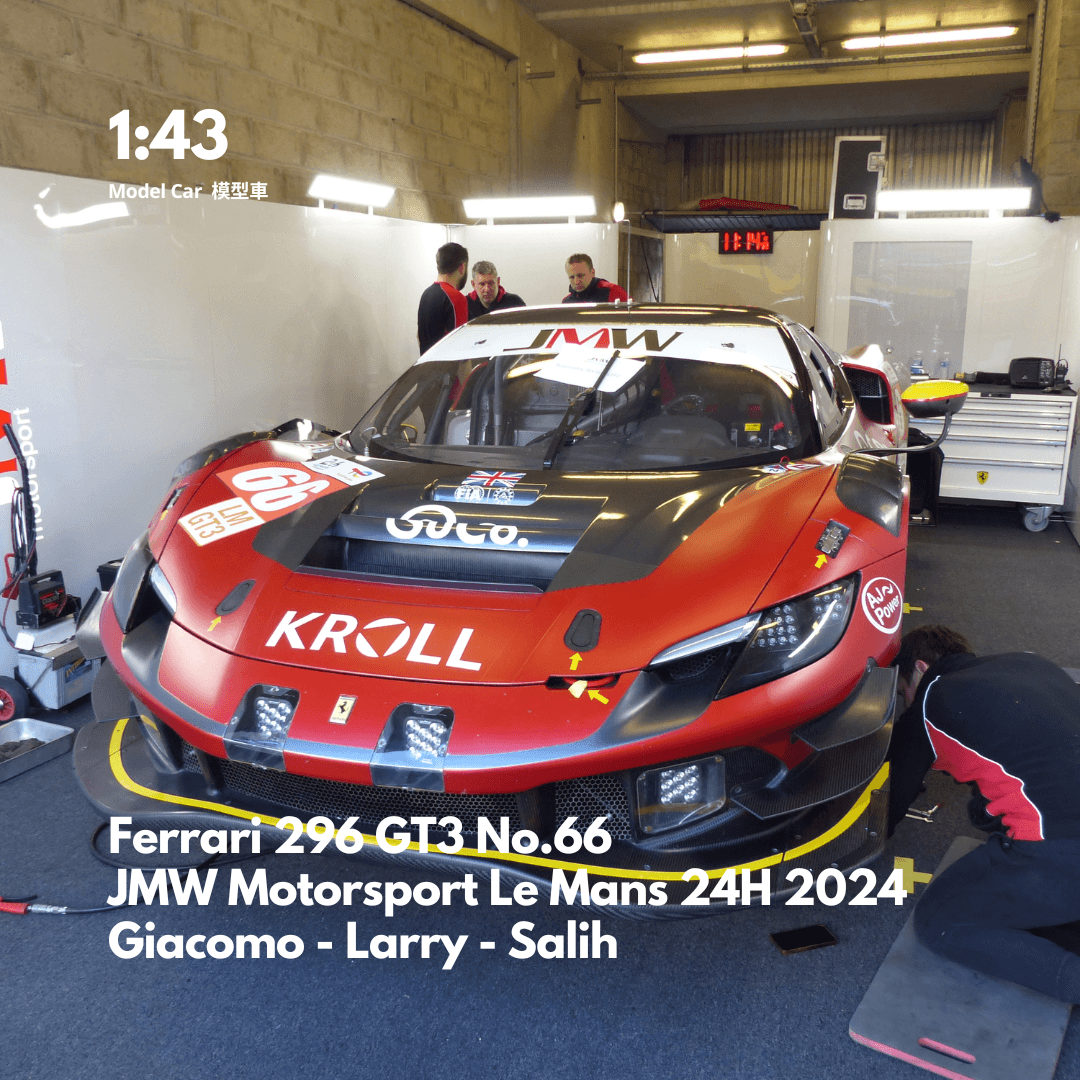 Ferrari 296 GT3 No.66 JMW Motorsport Le Mans 24H 2024 - Model Car - Looksmart