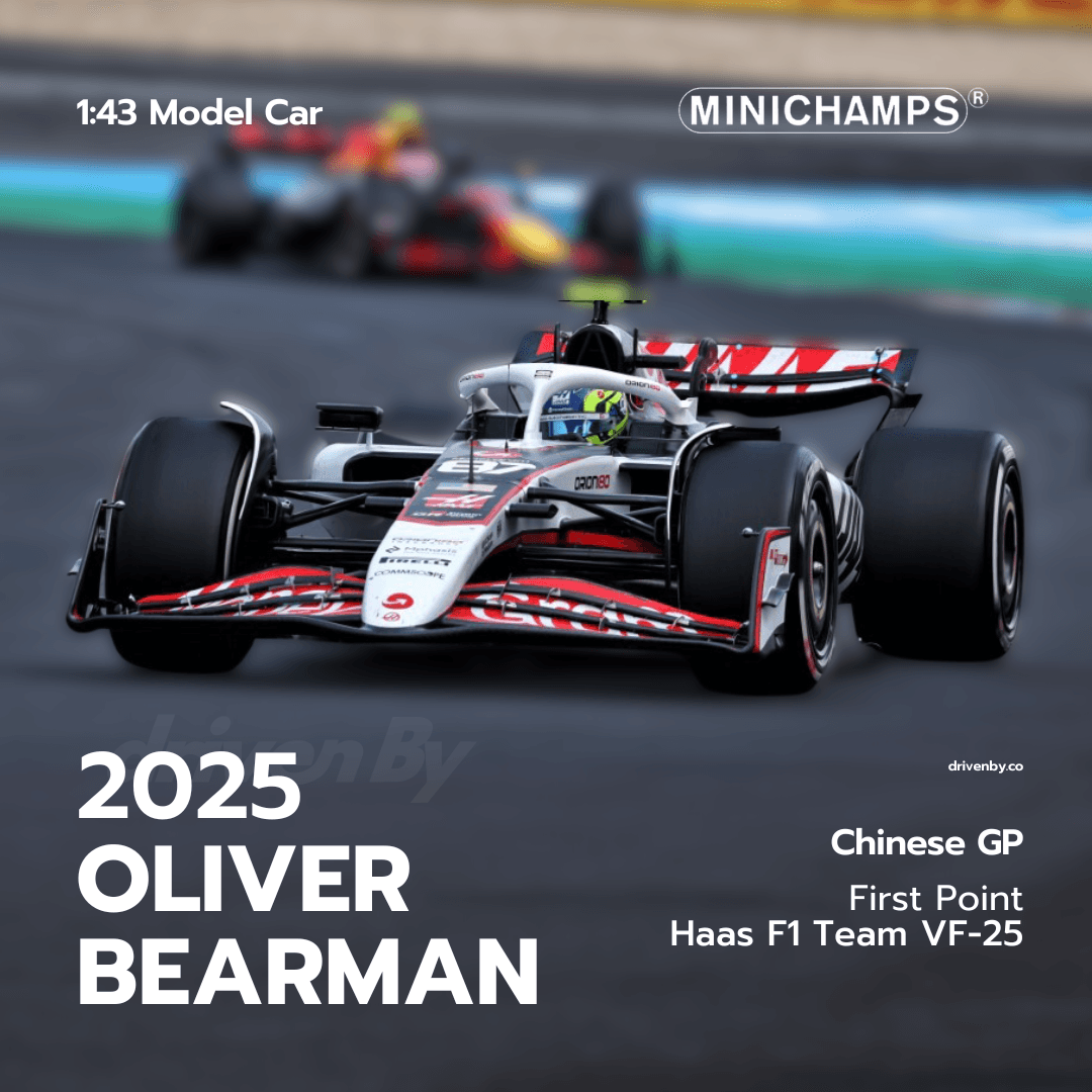 Oliver Bearman – Chinese GP 2025 First Points Haas F1 Team VF-25 –  Minichamps 1:43 Model Car
