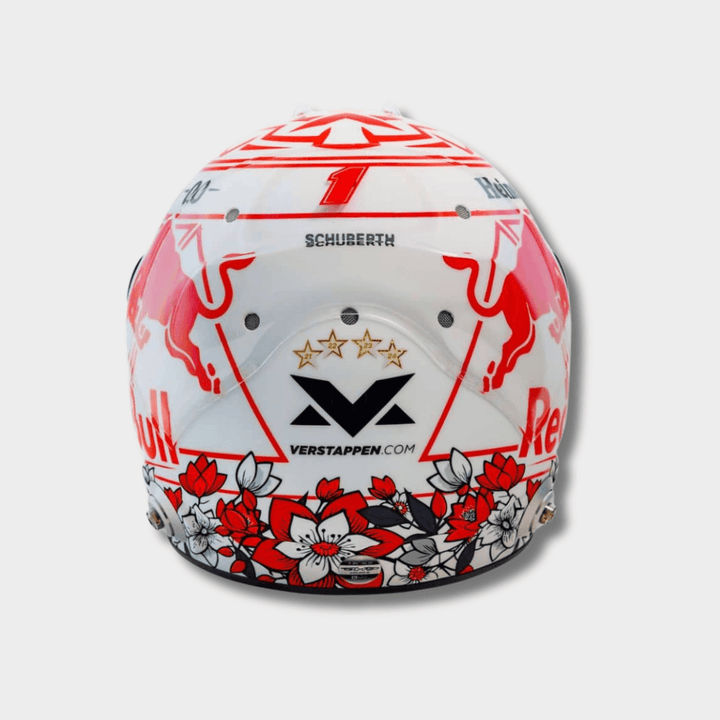 Max Verstappen Helmet Japanese GP 2025 - Oracle Red Bull Racing - 1/2 Schuberth Helmets Model