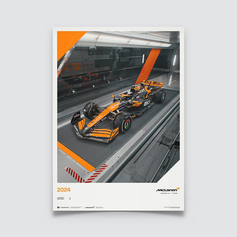 McLaren Formula 1 Team - MCL38 - Whatever It Takes - 2024 Poster