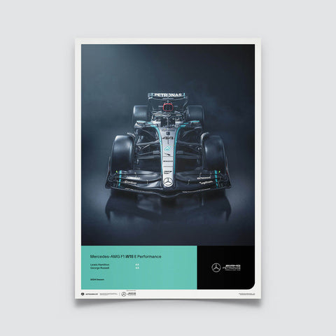 Mercedes-AMG Petronas F1 Team - F1 W15 - 2024 Poster
