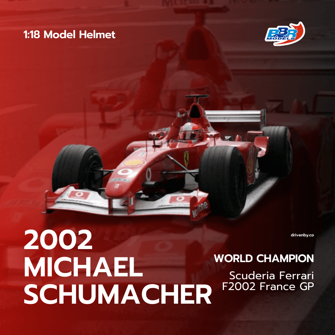 Michael Schumacher - 2002 World Champion Scuderia Ferrari F2002 France GP Scale 1:18  - BBR Models