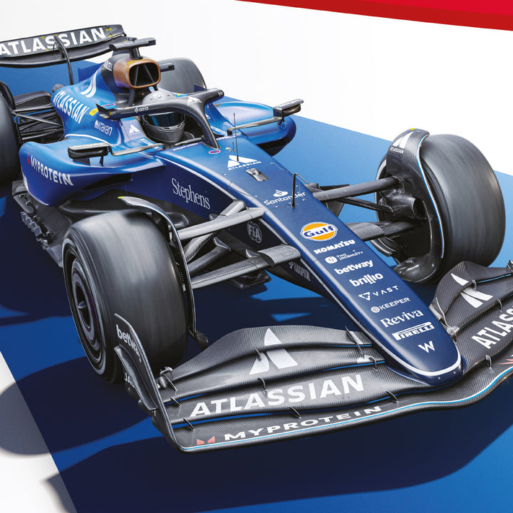 Atlassian Williams Racing | British Grand Prix™ 2025 | FW47 AutomobilistPoster