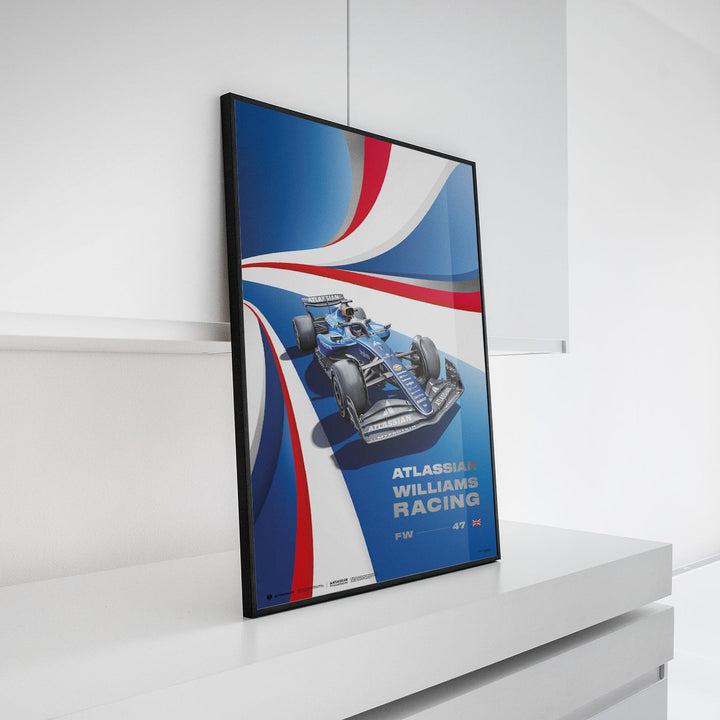 Atlassian Williams Racing | British Grand Prix™ 2025 | FW47 AutomobilistPoster