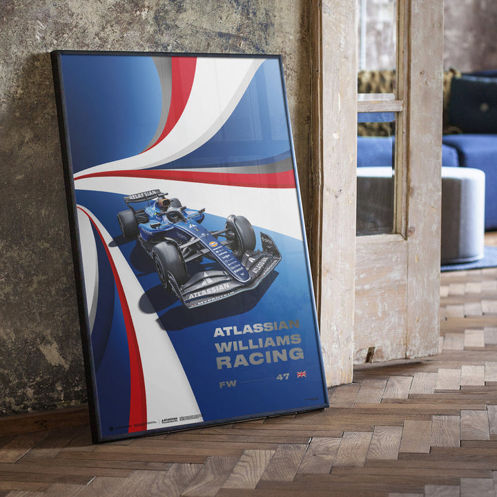 Atlassian Williams Racing | British Grand Prix™ 2025 | FW47 AutomobilistPoster
