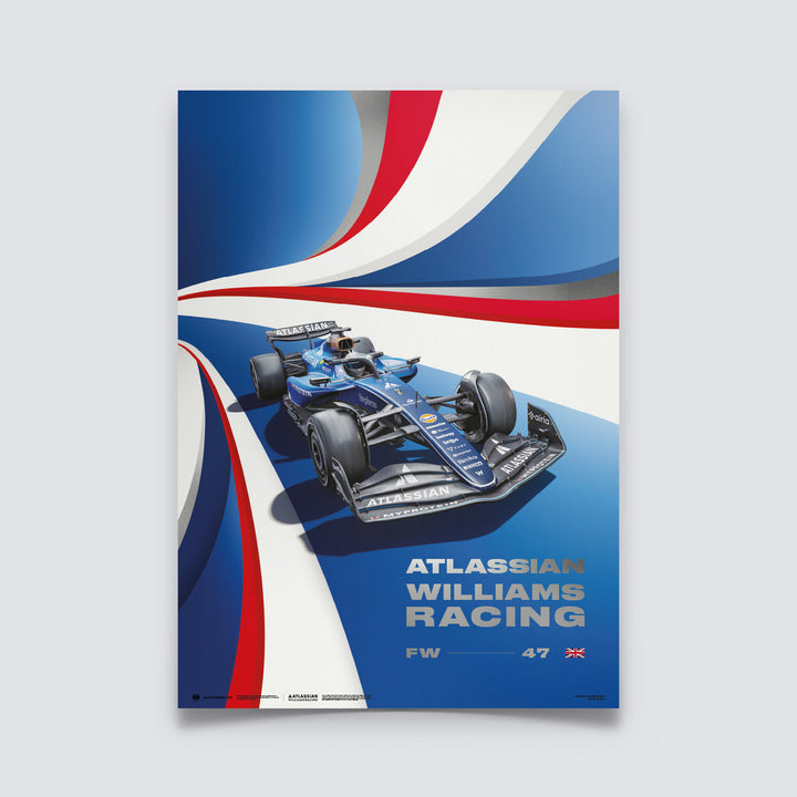 Atlassian Williams Racing | British Grand Prix™ 2025 | FW47 AutomobilistPoster