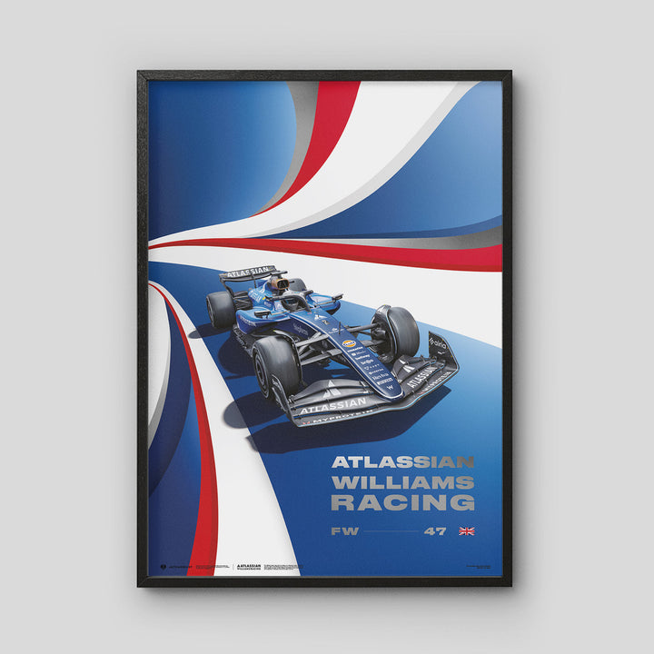 Atlassian Williams Racing | British Grand Prix™ 2025 | FW47 AutomobilistPoster