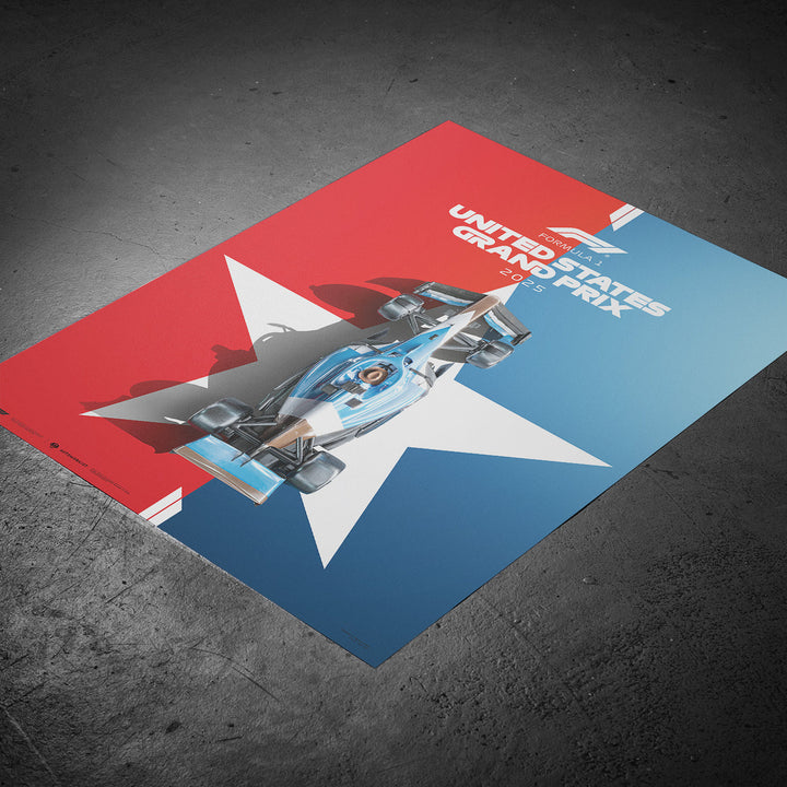 FORMULA 1 UNITED STATES GRAND PRIX 2025 | Automobilist Official Event Poster