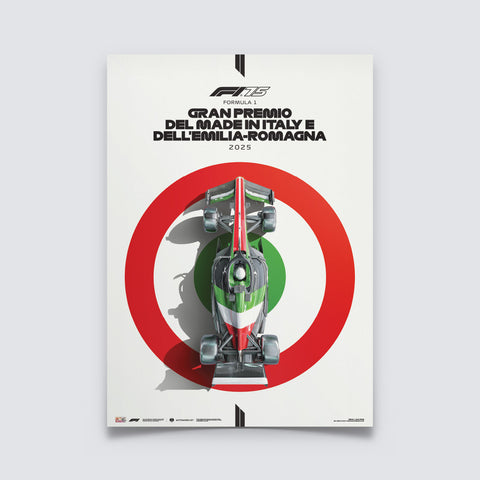 FORMULA 1 GRAN PREMIO DELL'EMILIA ROMAGNA 2025 | Official Automobilist Event Poster