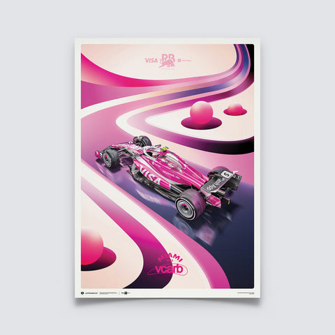 Visa Cash App RB | Miami Grand Prix™ 2025 | Special Edition Automobilist Poster