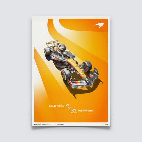 McLaren Formula 1 Team | MCL39 2025 | Official Automobilist Poster