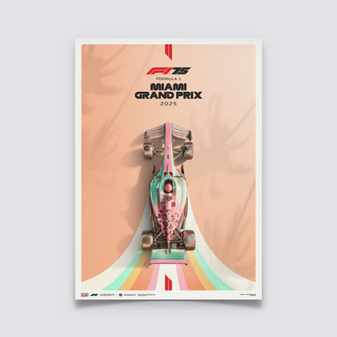 FORMULA 1 MIAMI GRAND PRIX 2025 | Official Event Automoilist Poster