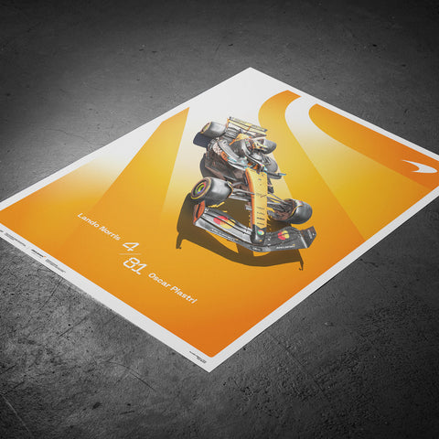 McLaren Formula 1 Team | MCL39 2025 | Official Automobilist Poster