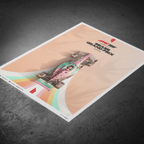 FORMULA 1 MIAMI GRAND PRIX 2025 | Official Event Automoilist Poster