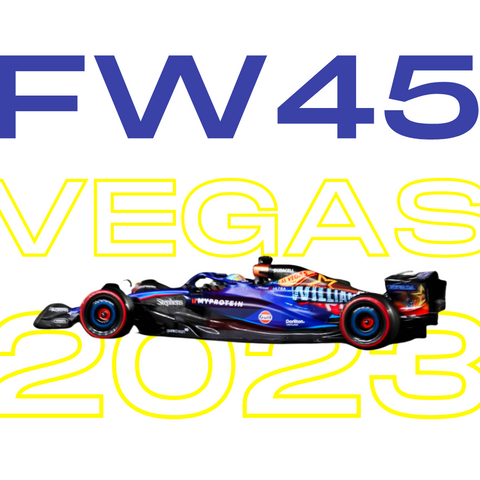 Williams FW45 - US Las Vegas GP 2023 Special Livery Alex Albon & Logan Sargeant - Model Car - Minichamps
