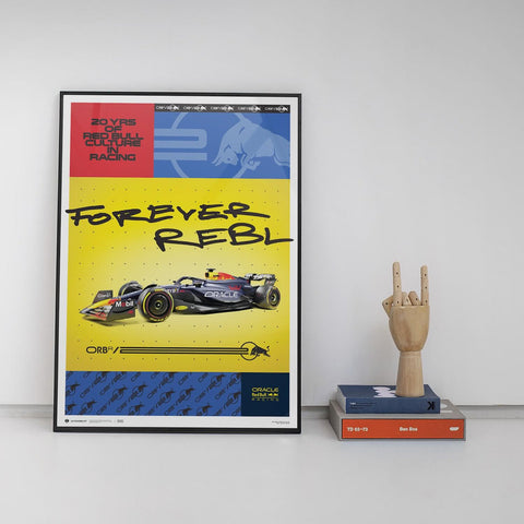 Oracle Red Bull Racing - RB20 - Forever Rebl - 20th Anniversary - 2024 Poster