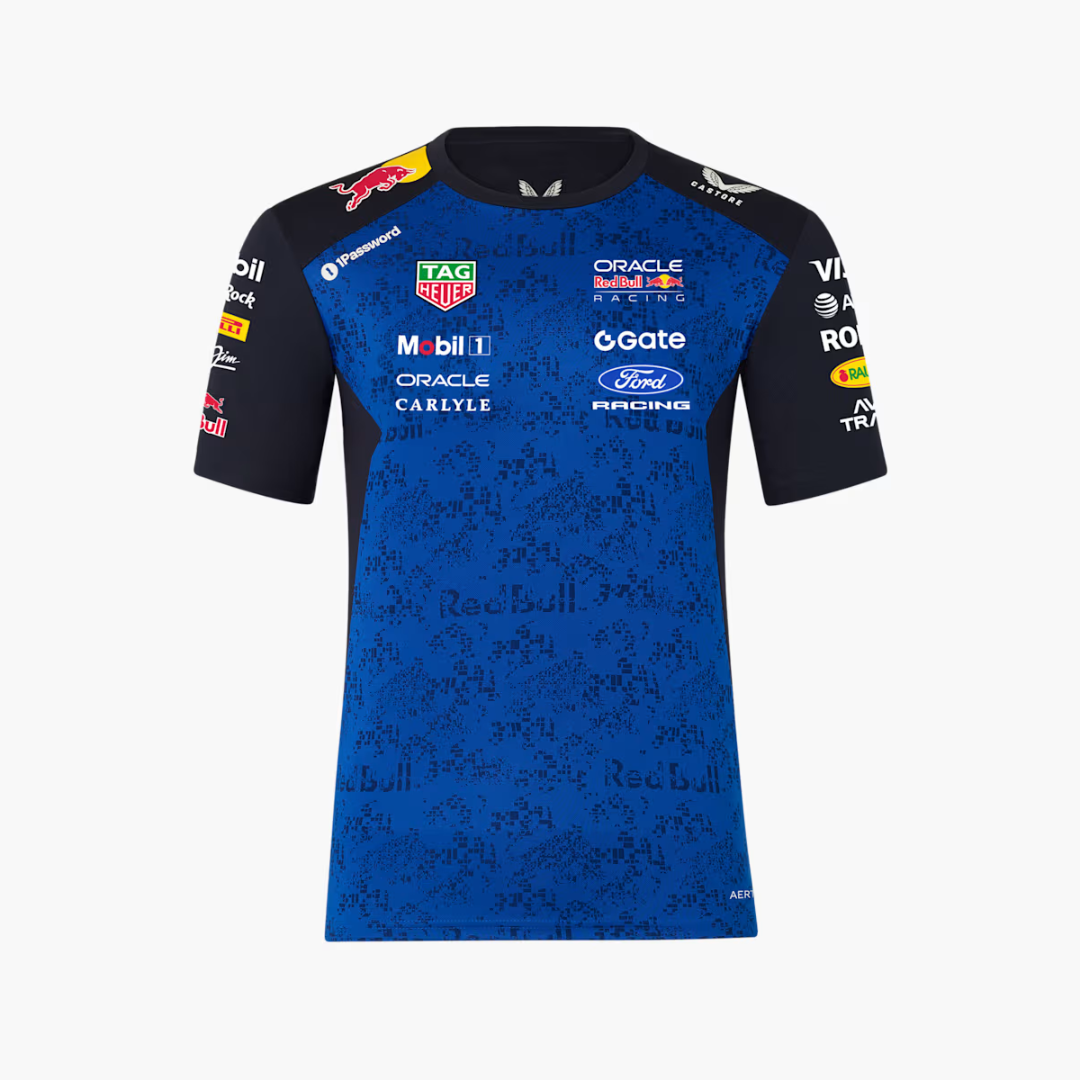Oracle RedBull Racing 2026 チームTシャツ Red Bull Racing 2026 Team T-Shirt – Driven By