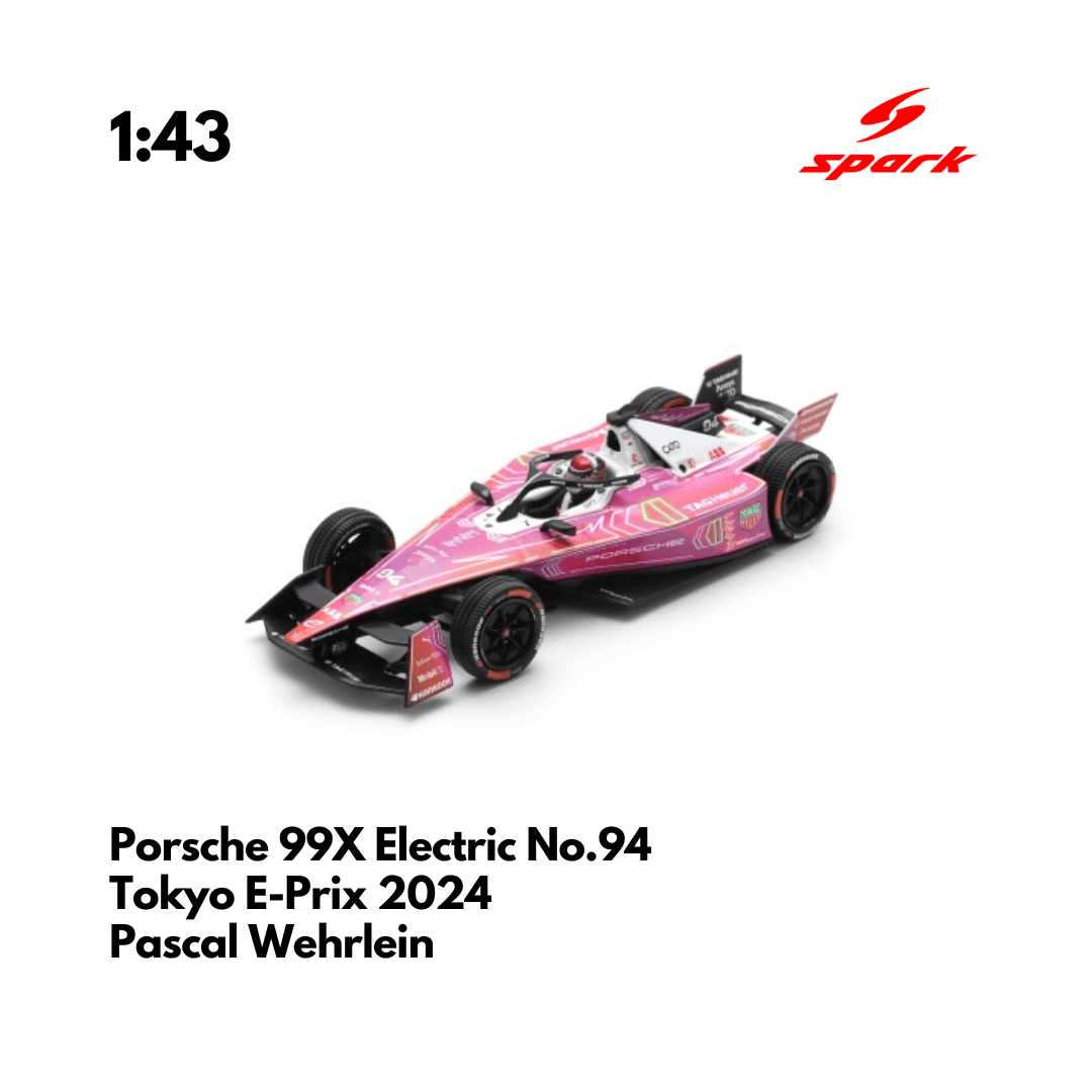 Pascal Wehrlein Porsche 99X Electric No.94 Tokyo E-Prix 2024 - Spark Model