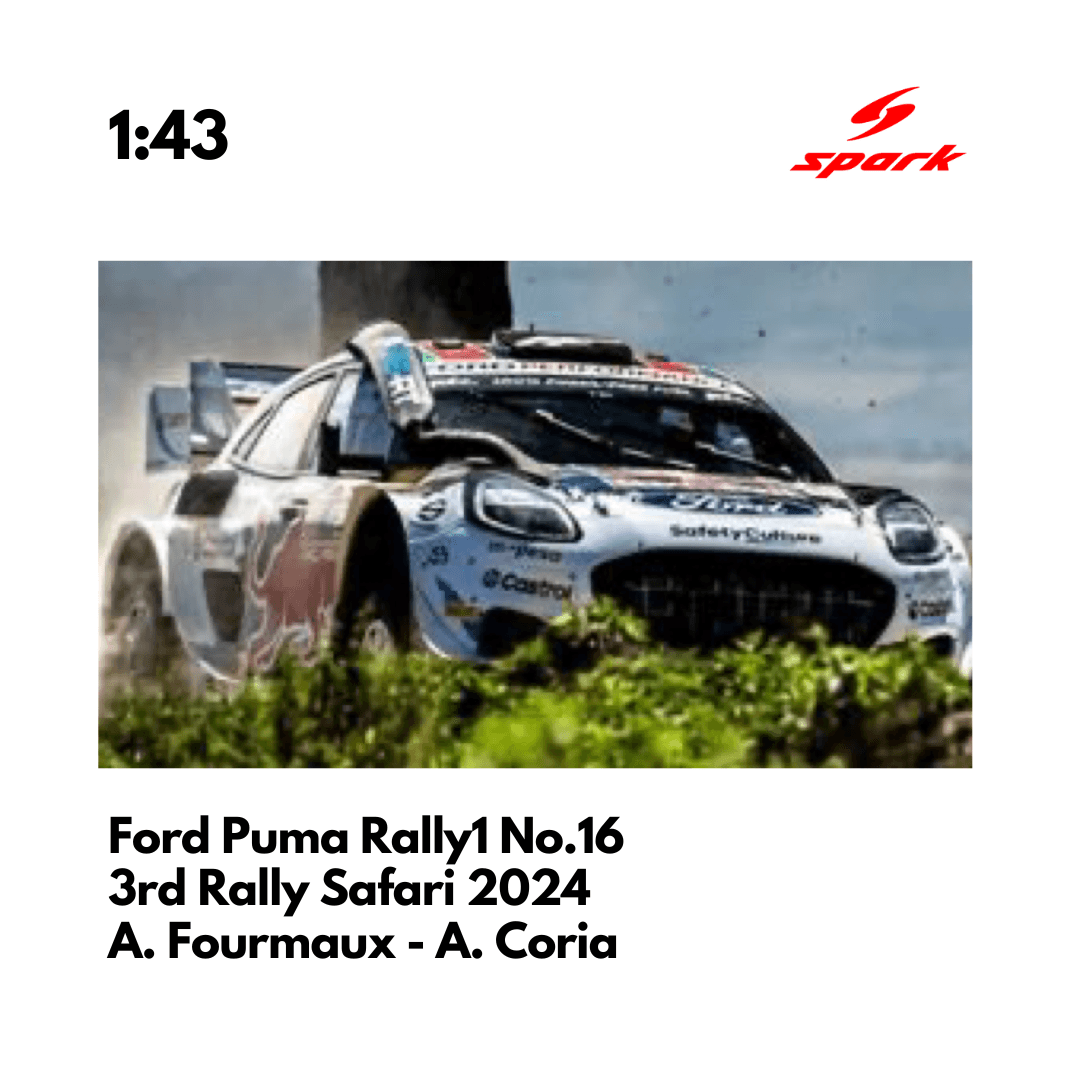 Ford Puma Rally1 No.16 M-SPORT Ford World Rally Team - 1:43 Spark Model Car