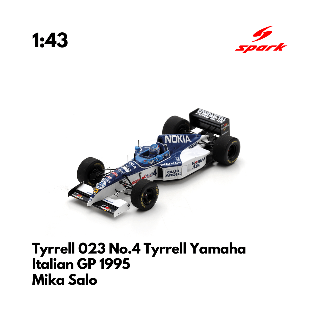 Tyrrell 023 No.4 Tyrrell Yamaha - 1:43 Spark Heritage Model Car