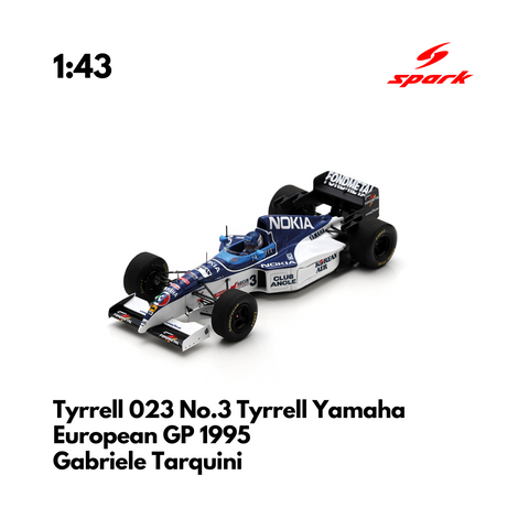 Tyrrell 023 No.3 Tyrrell Yamaha - 1:43 Spark Heritage Model Car