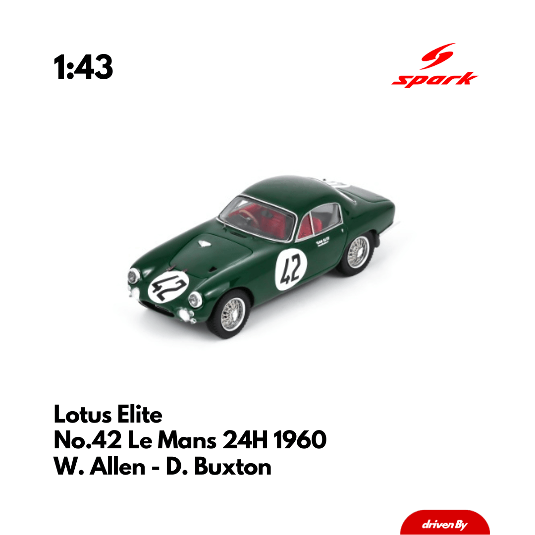 Lotus Elite No.42 Le Mans 24H 1960 - Heritage Spark Model Car