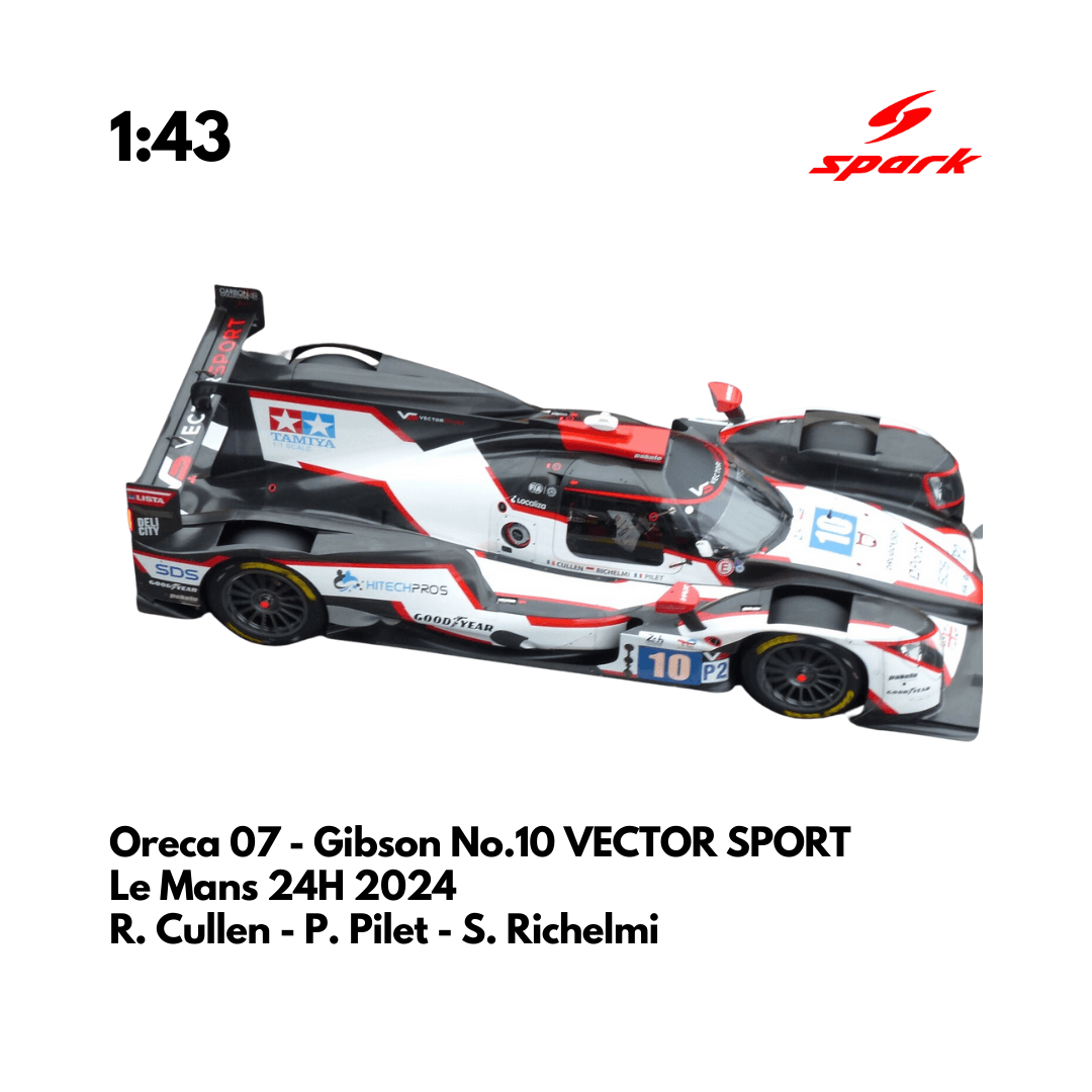 Oreca 07 - Gibson No.10 VECTOR SPORT 24H Le Mans 2024 - Spark Model Car