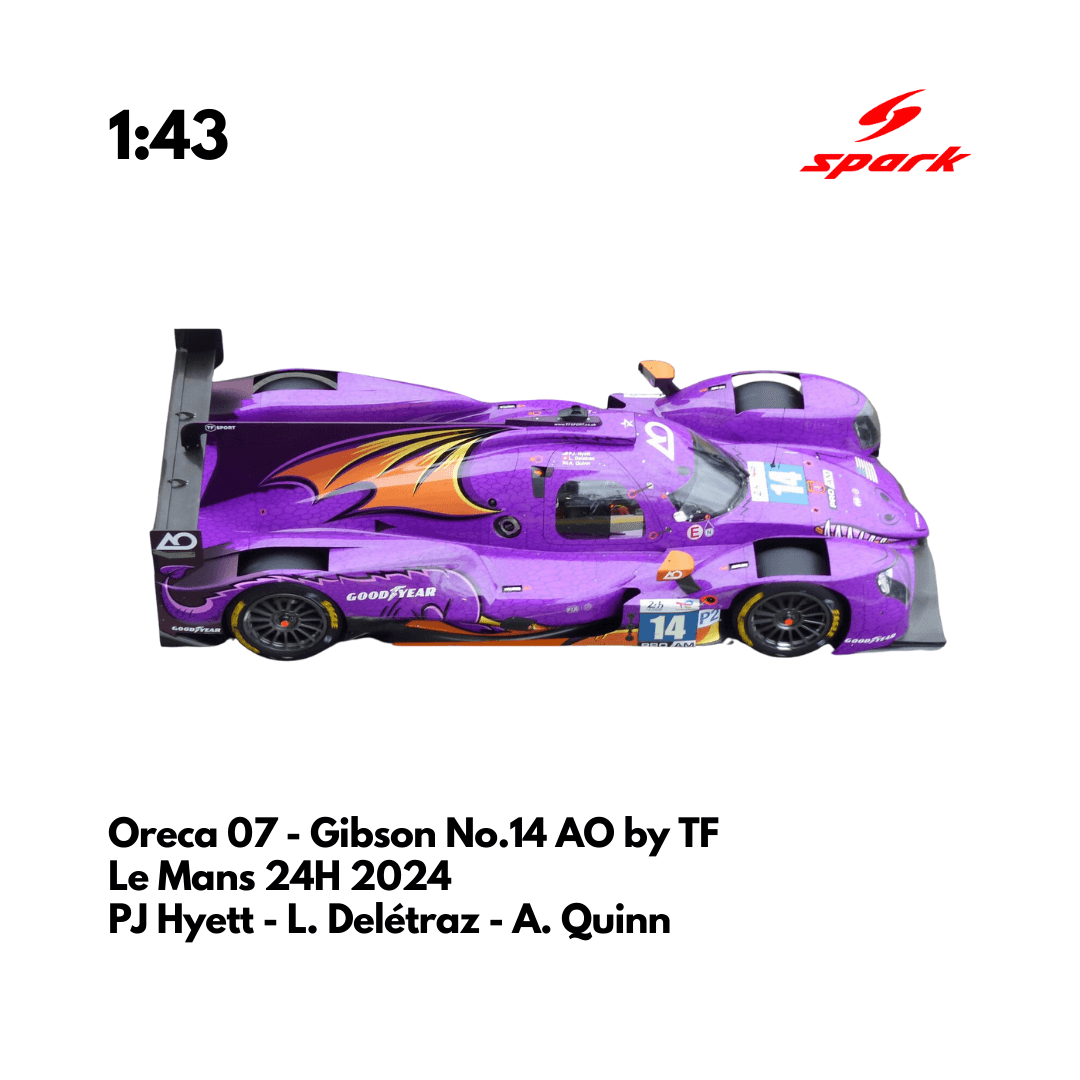 Oreca 07 - Gibson No.14 AO by TF 24H Le Mans 2024 - Spark Model Car