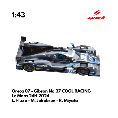 Oreca 07 - Gibson No.37 COOL RACING 24H Le Mans 2024 - Spark Model Car