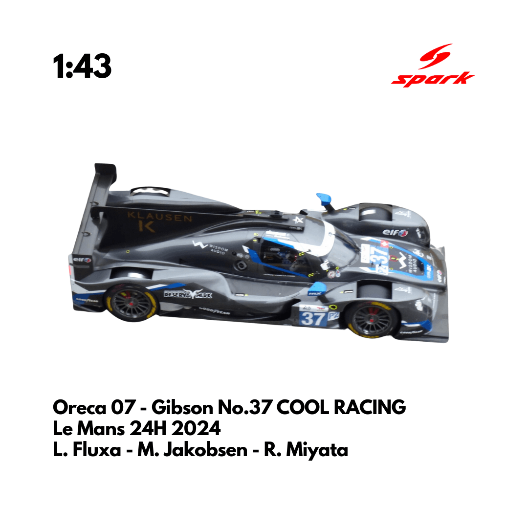 Oreca 07 - Gibson No.37 COOL RACING 24H Le Mans 2024 - Spark Model Car