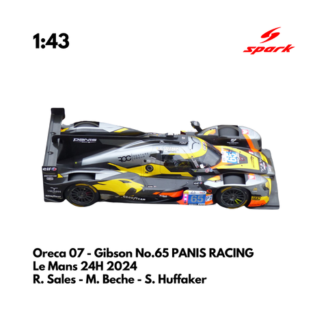 Oreca 07 - Gibson No.65 PANIS RACING 24H Le Mans 2024 - Spark Model Car