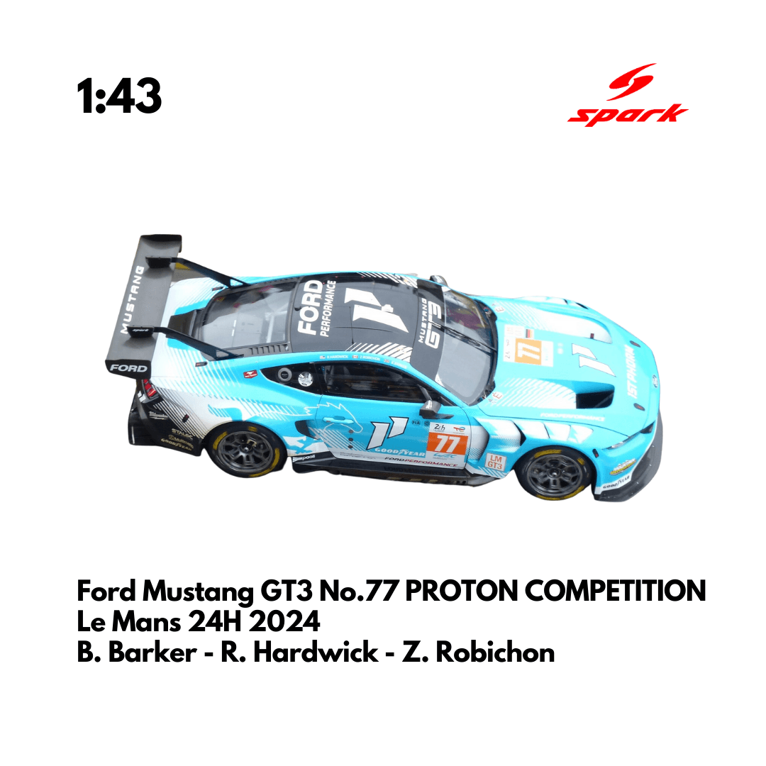 Ford Mustang GT3 No.77 PROTON COMPETITION - Spark Model Car