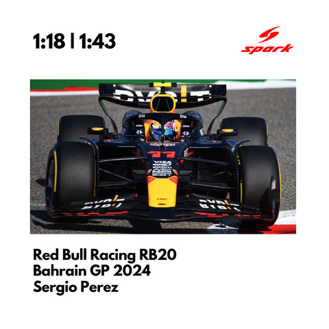 Red Bull Racing RB20 - Bahrain GP 2024 Sergio Perez Model Car - Spark Model