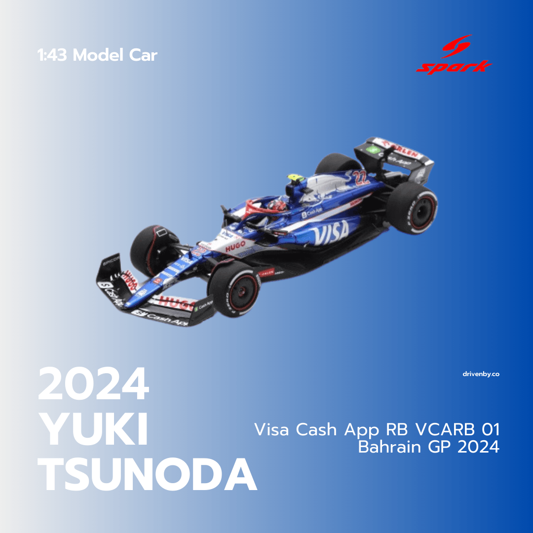 Visa Cash App RB VCARB 01 - Saudi Arabian GP 2024 Yuki Tsunoda Model Car - Spark Model
