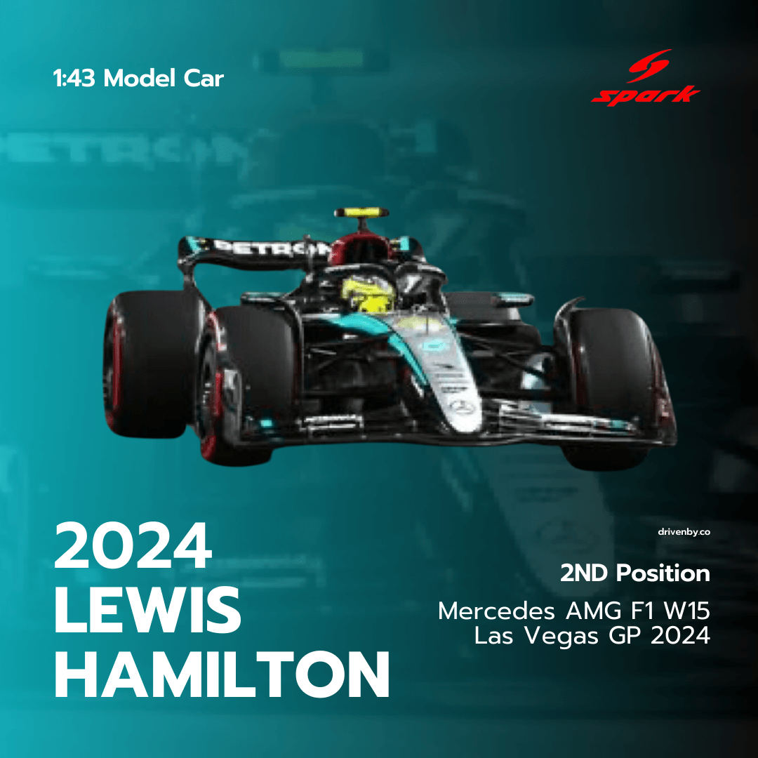 Lewis Hamilton Las Vegas GP 2024 2nd Mercedes F1 W15 Model Car - Spark Model