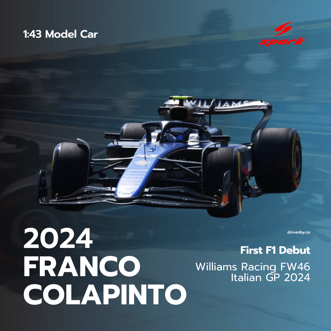 Franco Colapinto Italian GP 2024 Williams Racing FW46 Model Car - Spark Model