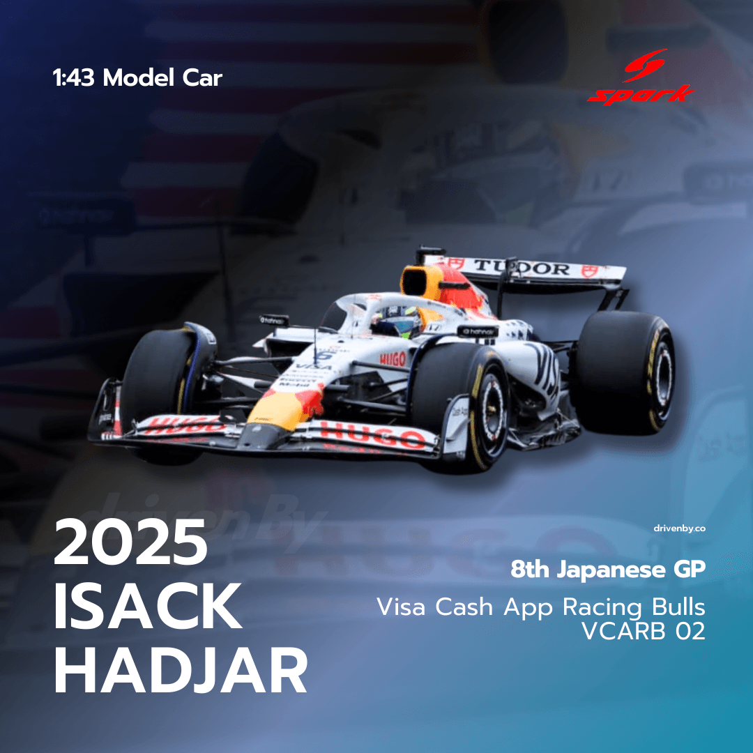 Isack Hadjar – Japanese GP 2025 8th 2025 Visa Cash RB F1 Team VCARB 02 Model Car - Spark Model