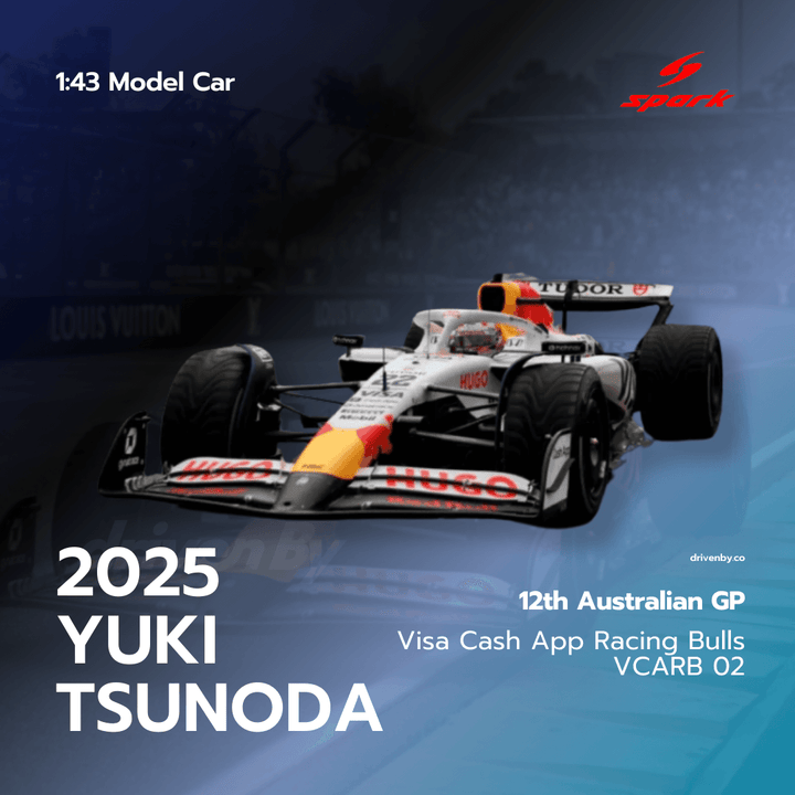 Yuki Tsunoda – Australian GP 2025 Visa Cash RB F1 Team VCARB 02 Model Car - Spark Model