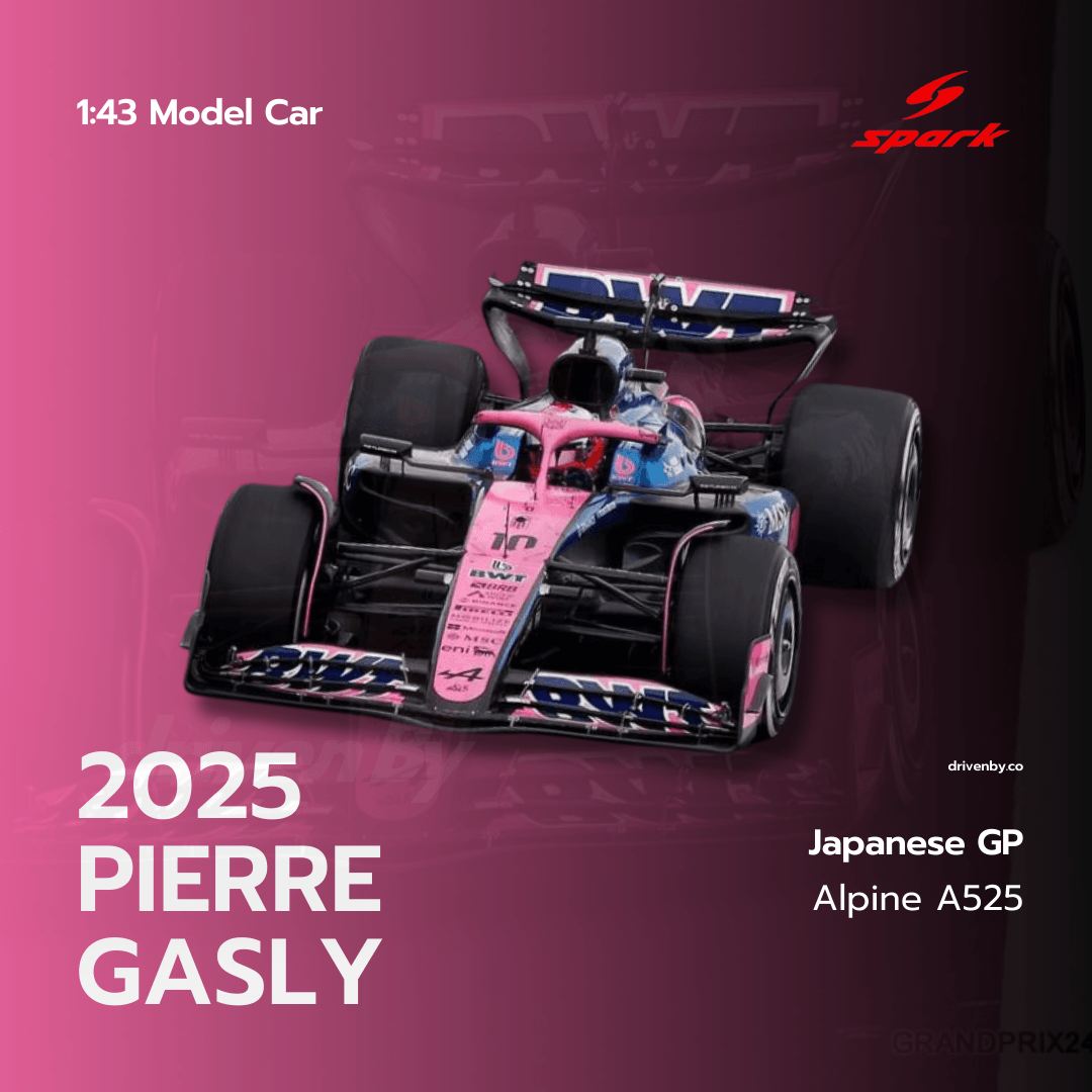 Pierre Gasly – Japanese GP 2025 Alpine F1 Team A525 Model Car - Spark Model