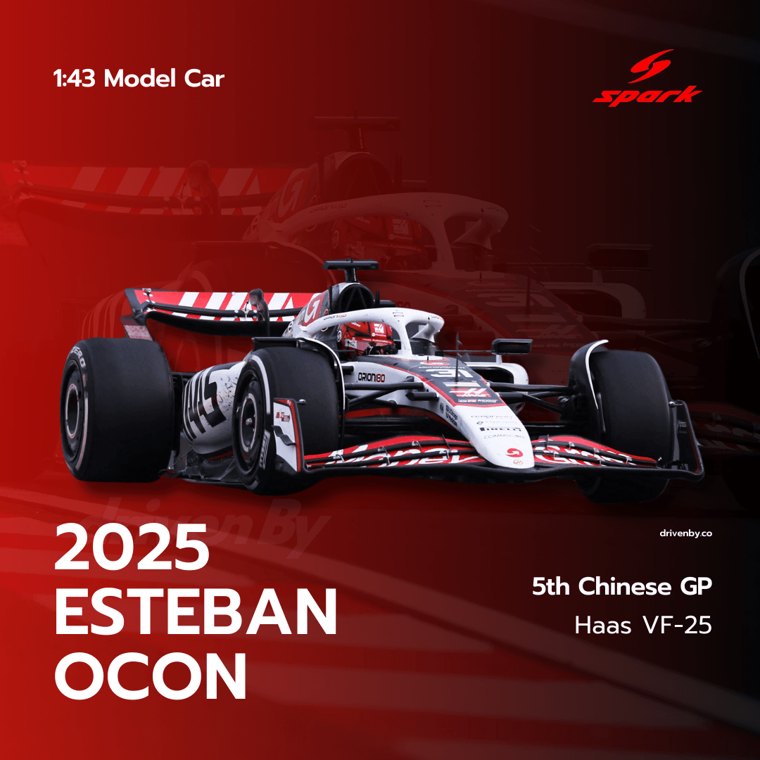 Esteban Ocon – Chinese GP 2025 Haas F1 Team VF-25 Model Car - Spark Model